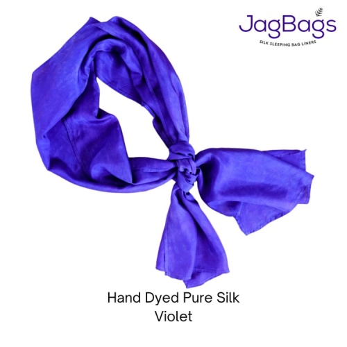 JagBag Long Silk Scarf - Violet